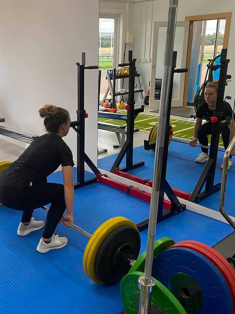 Weight lifting in the Lab | Sports + Fitness HUB | East Lothian